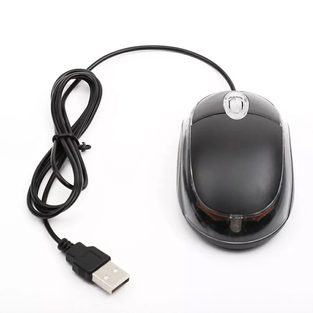 

Mouse 800DPI Optical Mini Portable Mobile Mouse With USB Port 3 Buttons For PC Laptop Desktop Fit For Left/Right Hand