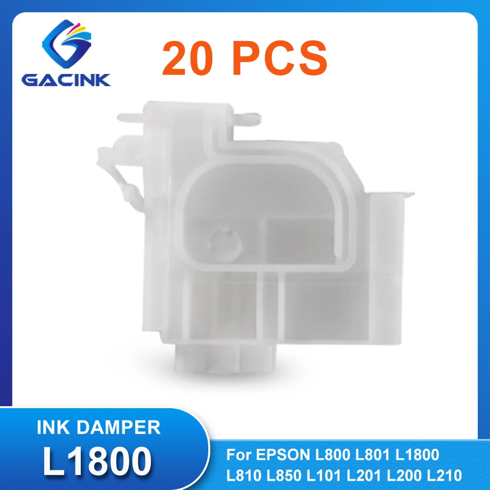 20PCS Ink Damper for Epson L1800 L1300 L800 L805 L810 L300 L350 L355 L210 DTG DTF Sublimation printer