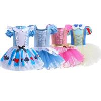 summer girls dress snow white cosplay dresses%c2%a0elsa kids costume party birthday prom alice princess dresses children ball gown
