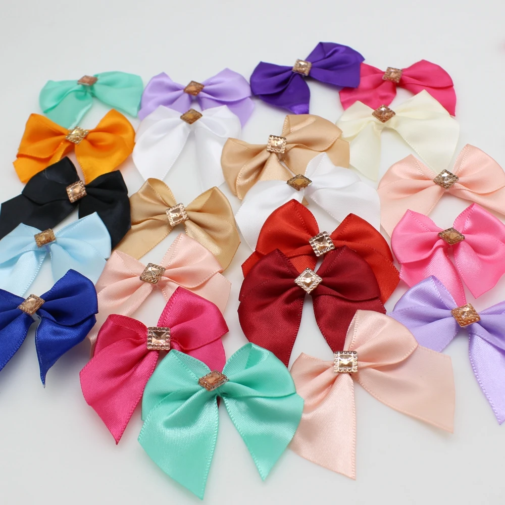 20 или 50 шт. 50*50 мм лента фотобанты для рукоделия принадлежности бантов свадебных