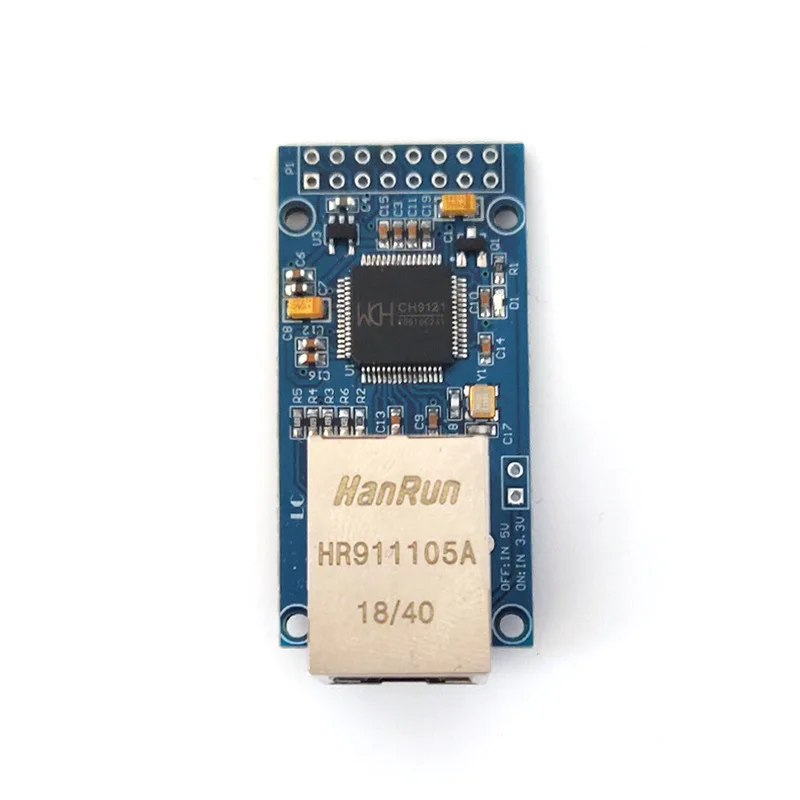 Сетевой модуль CH9121 UART с последовательным портом для Ethernet промышленный