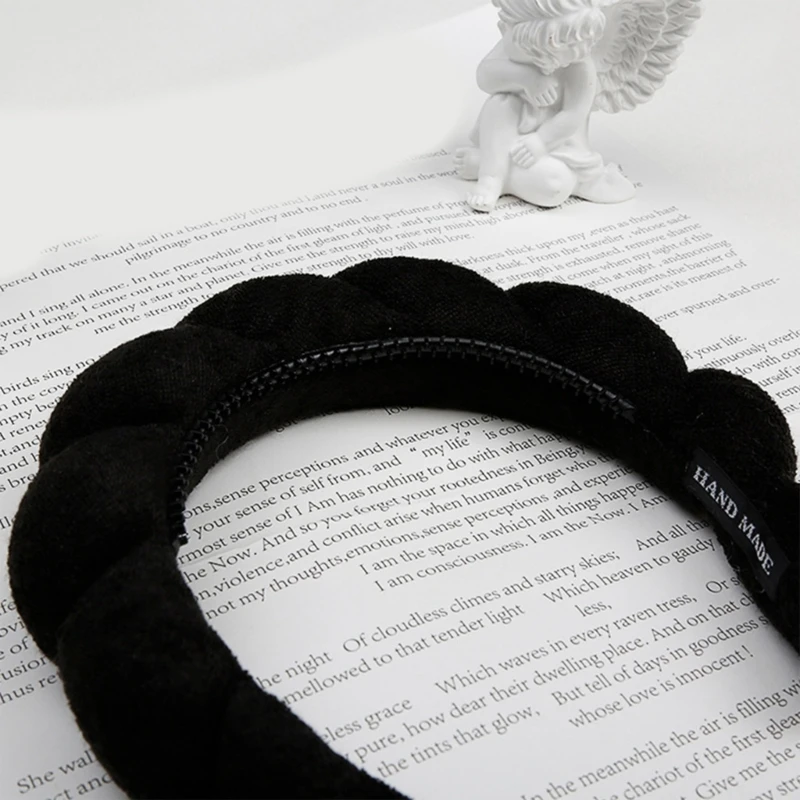 

Spa Headband Wrist Washband Spa Headband Wristband Set Sponge Padded Headband 066C