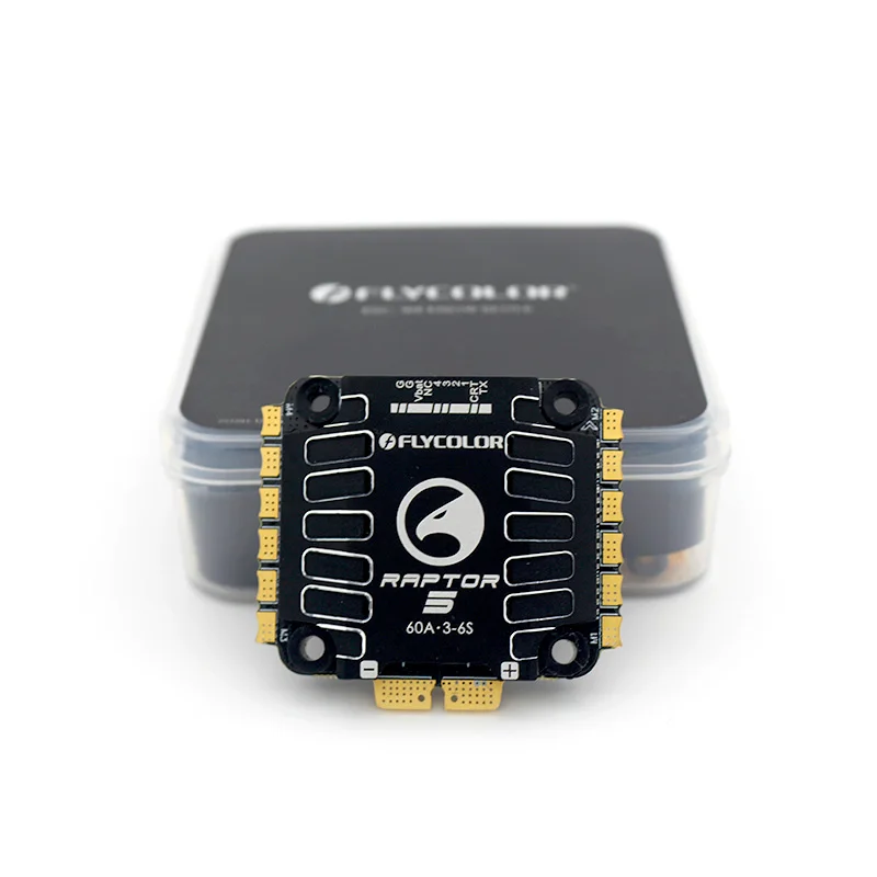 

FLYCOLOR Raptor5 G701 V5 PWM 128K 4 в 1 ESC 45A 60A 3-6S 30x30 мм для FPV контроллера фристайла
