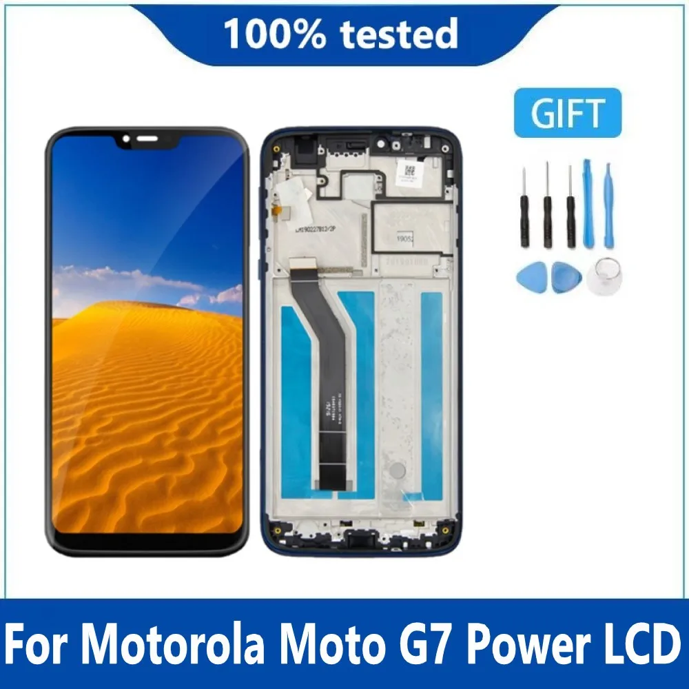 Оригинальный ЖК-дисплей 6 2 дюйма для Motorola Moto G7 Power XT1955-5 XT1955-6 ЖК-экран дигитайзер в