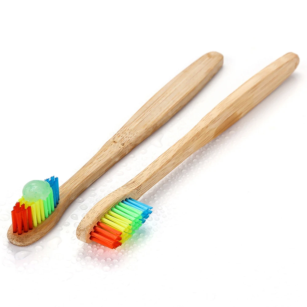 

Sdattor 1PC Portable Travel Natural Bamboo Toothbrush Adult Biodegradable Eco-Friendly Charcoal BPA Free