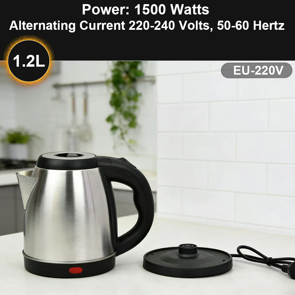 

Электрический чайник MARADO 1,2 л нержавеющая сталь