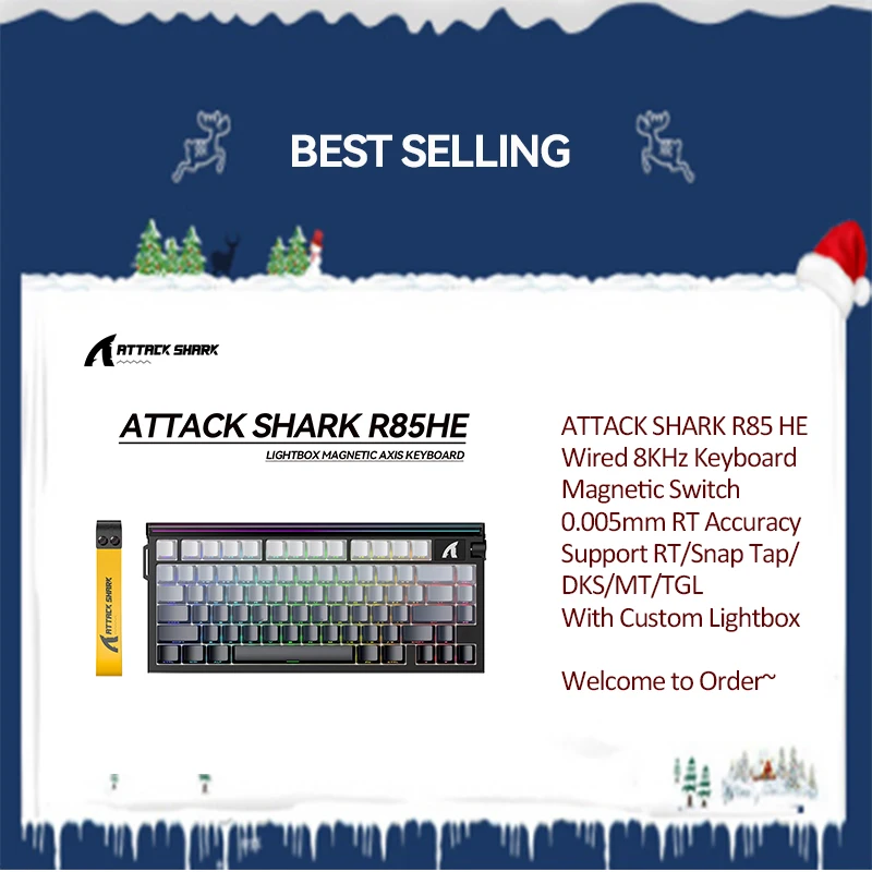 Attack Shark R85 HE Проводная Механическая Клавиатура | AliExpress