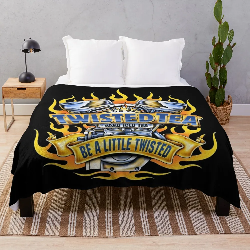 

Be a little twisted Throw Blanket Big Thick Furry Couple Blanket