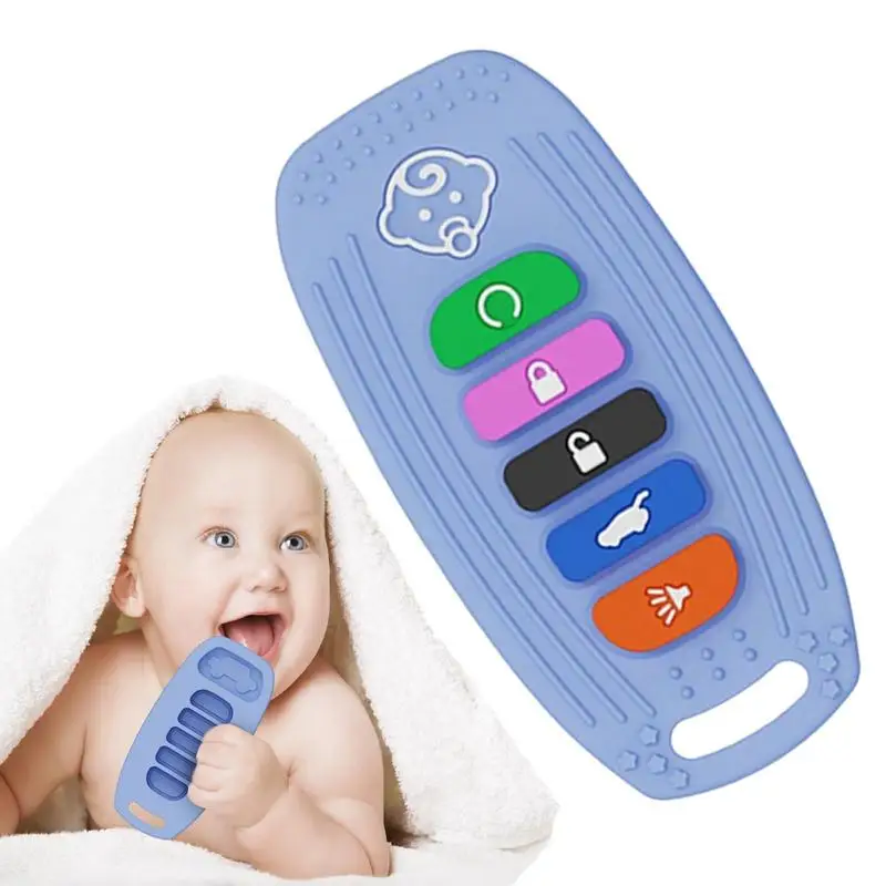 

Baby Silicone Teether BPA Free Car Key Shape Silicone Teether Baby Teeth Care Chewing Toy
