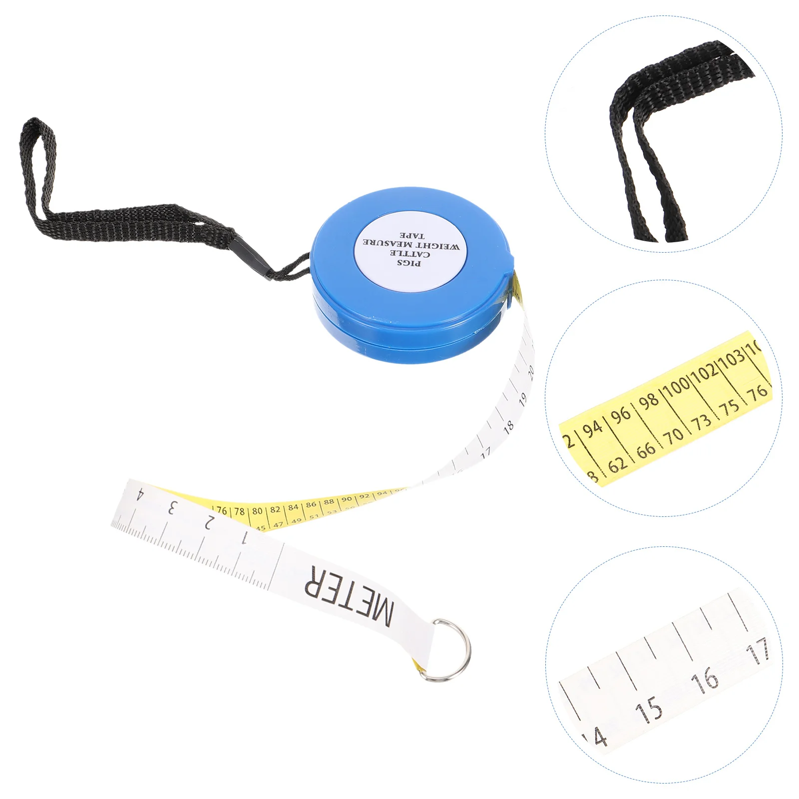 

Circumference Fitness Duct Tape Measuring Tools Weight Acrylic Goat Measure