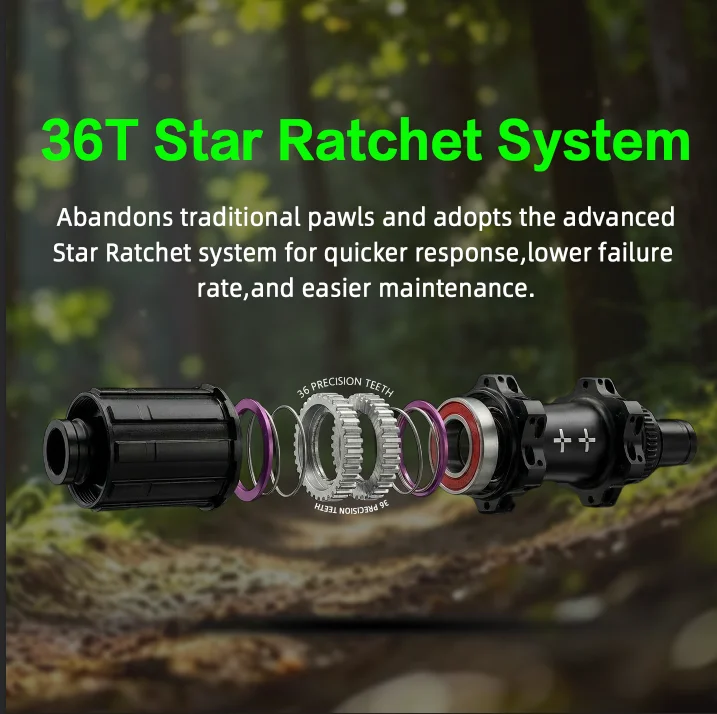 Фото Карбоновые колеса 10PLUS 29er MTB T-серии для горных велосипедов, карбоновые колесные диски, ширина 30 мм, глубина 24 мм №4