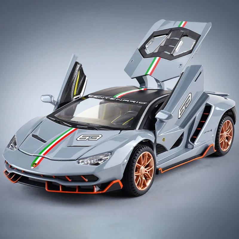 1:24 Lambos LP770-4 Centenario модель спортивного автомобиля из сплава литый под давлением