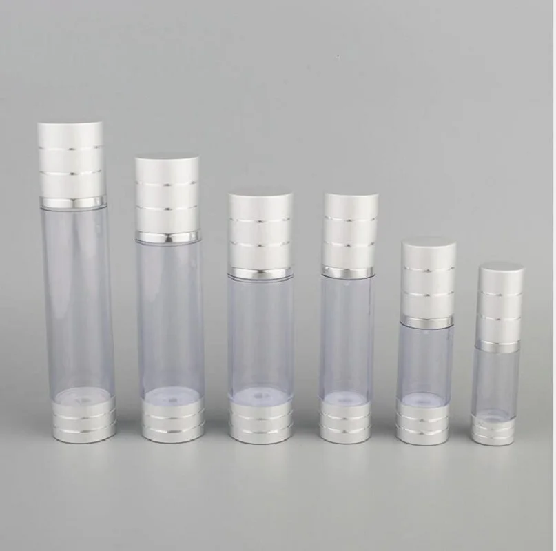 80 мл пластиковая алюминиевая бутылка с безвоздушным насосом электронная