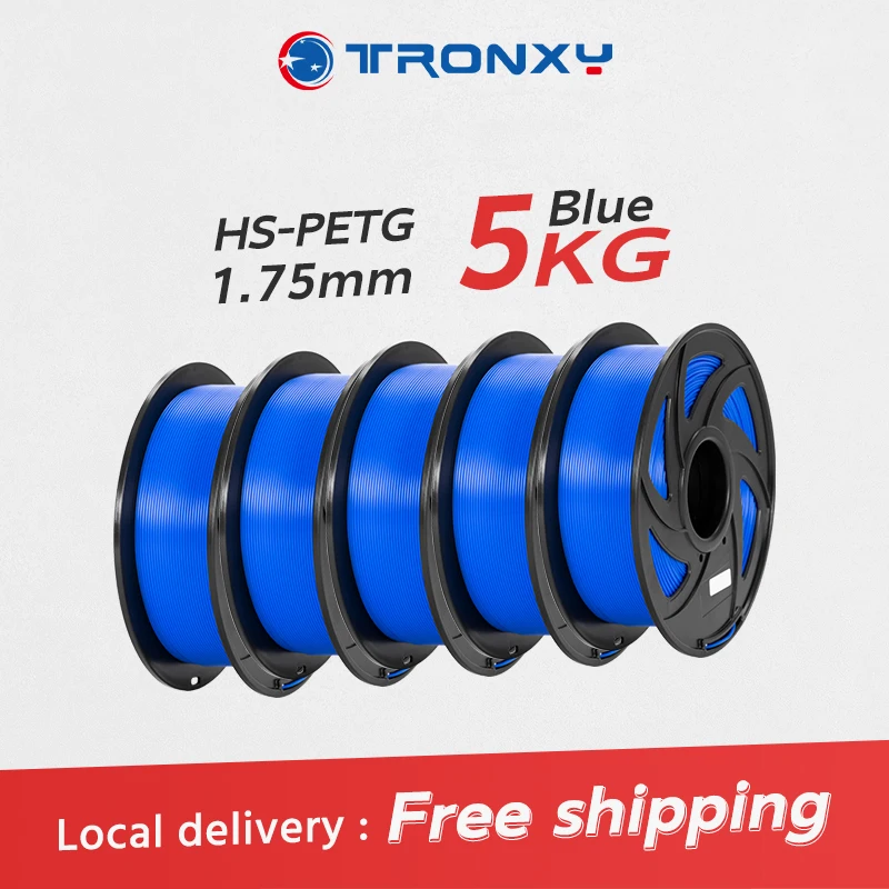 Фото Высокоскоростной филамент Tronxy для 3D-принтеров, PLA/PETG, 5 кг/12 кг, пластиковый филамент для 3D-печати №4