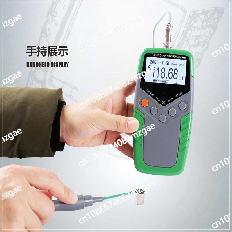 Магнитометр Tianheng Gauss TD8620 Ручной цифровой измеритель Тесла Детектор магнитного