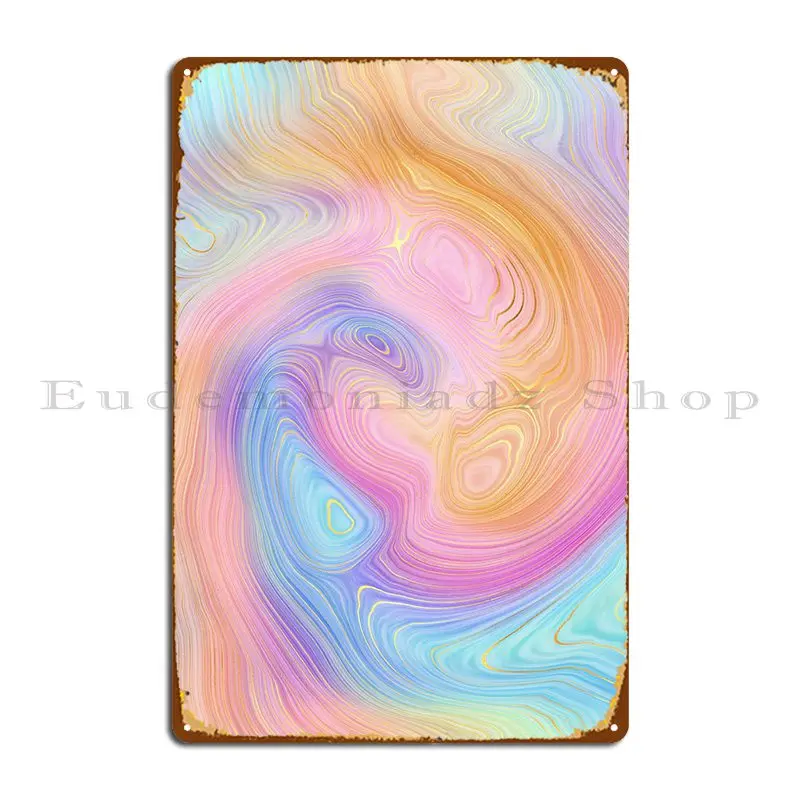 

Металлический плакат Rainbow Strata с текстурой 09, Настенный декор, фотография, дизайнерский плакат