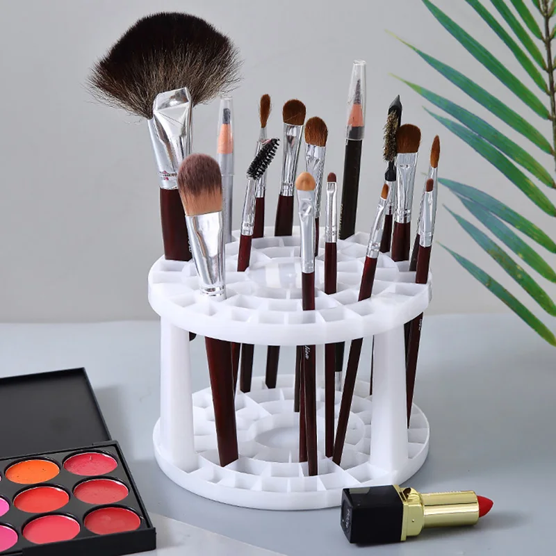 

1PCS Makeup Brushes Storage Multifunction Large-Capacity Cosmetic Brush Holder Air-Dry Stand Rack Lightweight And Easy To Instal