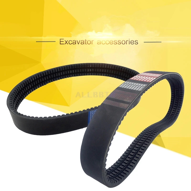 

For HITACHI ZX ZAX330 350 6hk1 8480 Excavator fan belt engine triple belt excavator accessories
