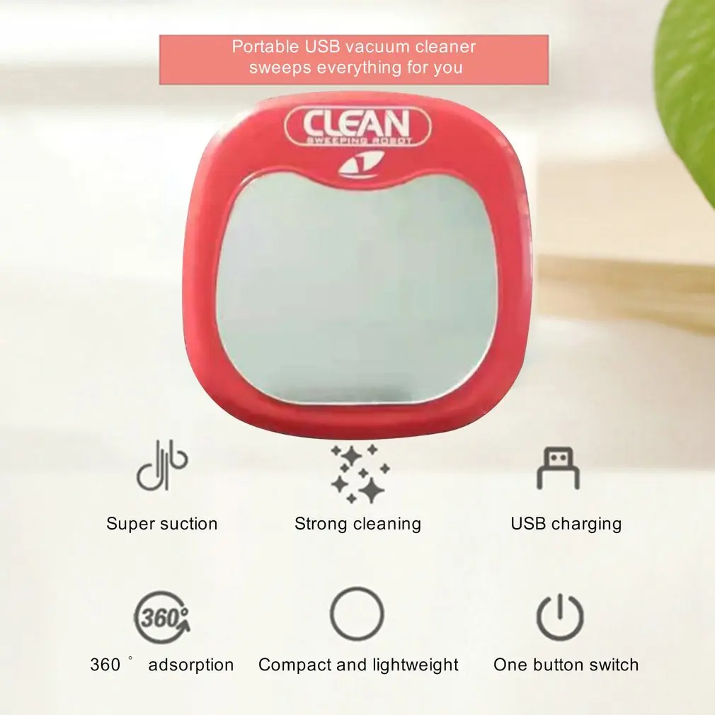 Портативный ручной автомобильный пылесос с мини-клавиатурой и ящиками зеркалом