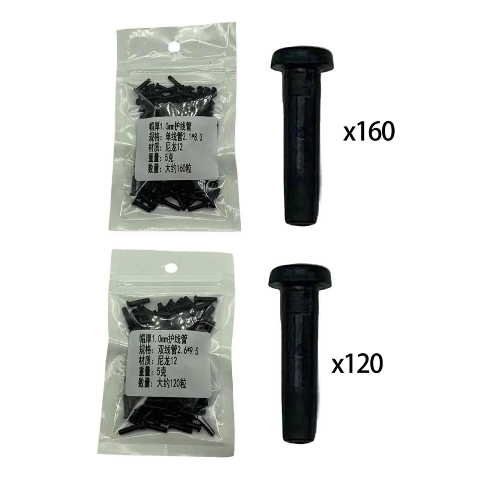 Badminton Racket Racquet Grommets Eyelets Nylon Badminton Grommets Tube Protection for Tennis Repairing Stringing Accessory