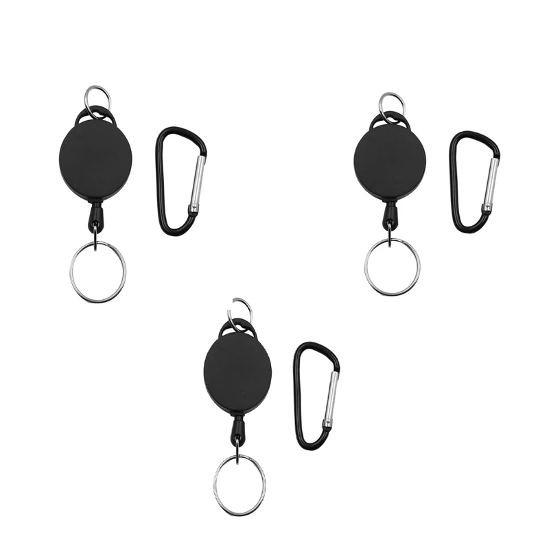 2/3/4 шт. выдвижной металлический брелок для ключей |