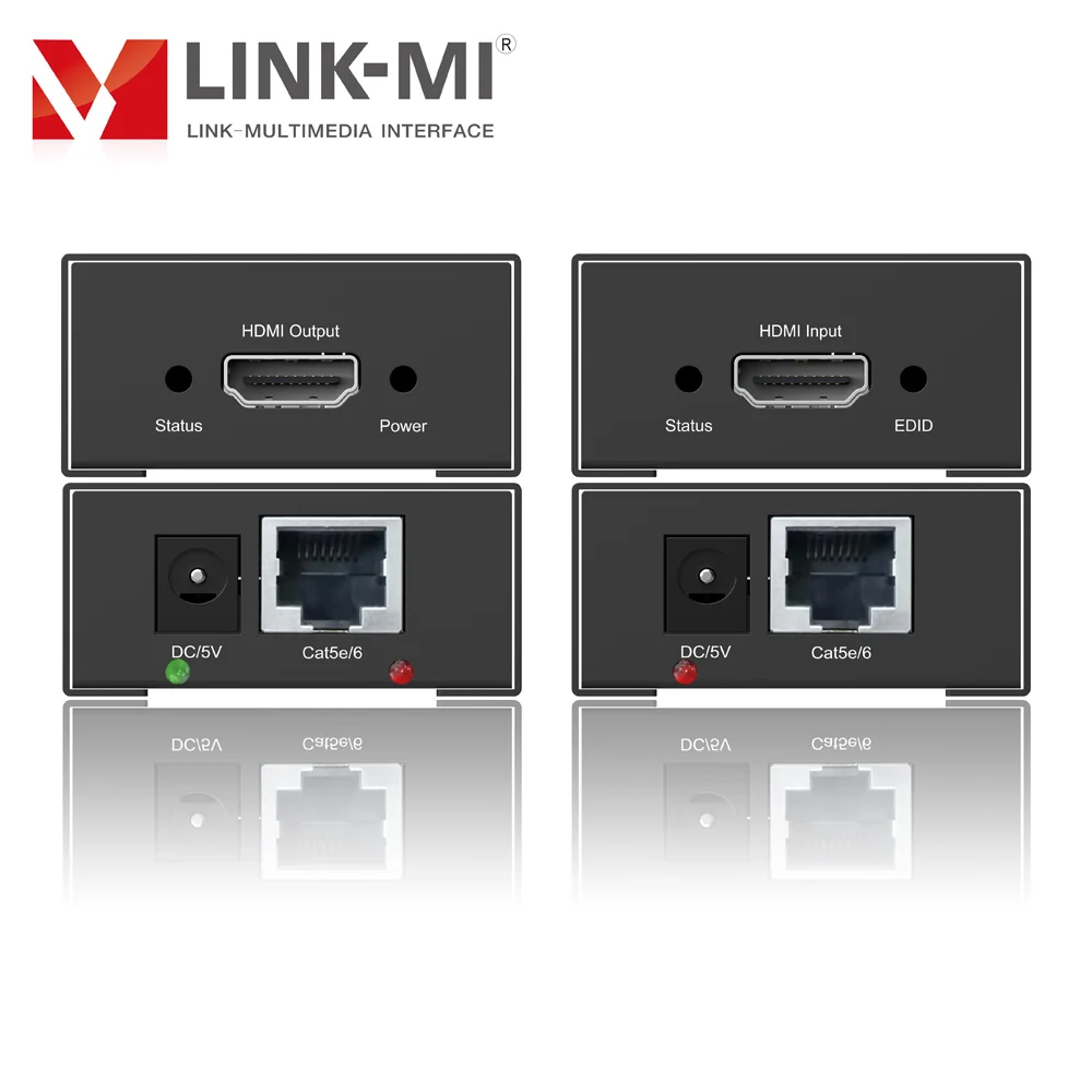 Фото Удлинитель HDMI на 50 м через один кабель Cat5e/Cat6, передатчик и приемник HDMI 1080P, адаптер HDMI через кабель LAN, копирование EDID №5