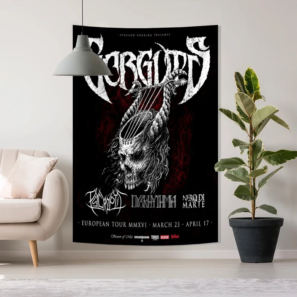 Канадская искусственная Гобеленовая ткань с принтом хиппи Настенная Подвеска