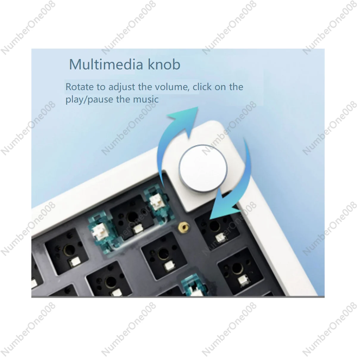 GMK67 Механическая клавиатура с возможностью горячей замены комплект прокладок