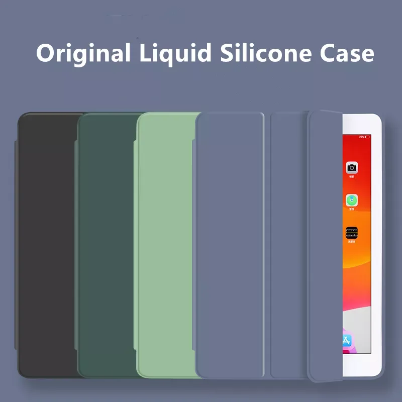 

Для iPad Air 4 3 2 1 Оригинальный чехол из жидкого силикона для iPad Pro 11 10,9 10,2 10,5 9,7 2020 2019 2018 Mini 2345 8-го 7-го поколения