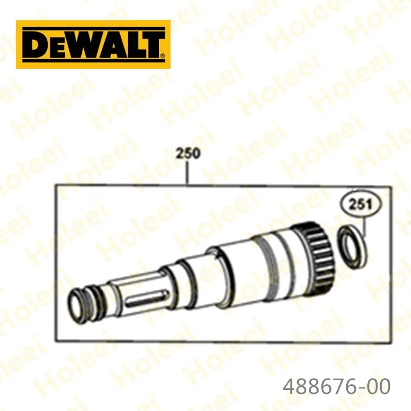 

Шпиндель SA для DEWALT D25700K D25701K D25711K D25712K D25713K D25721K D25722K D25723K D25840K D25870K D25871K 488676-00