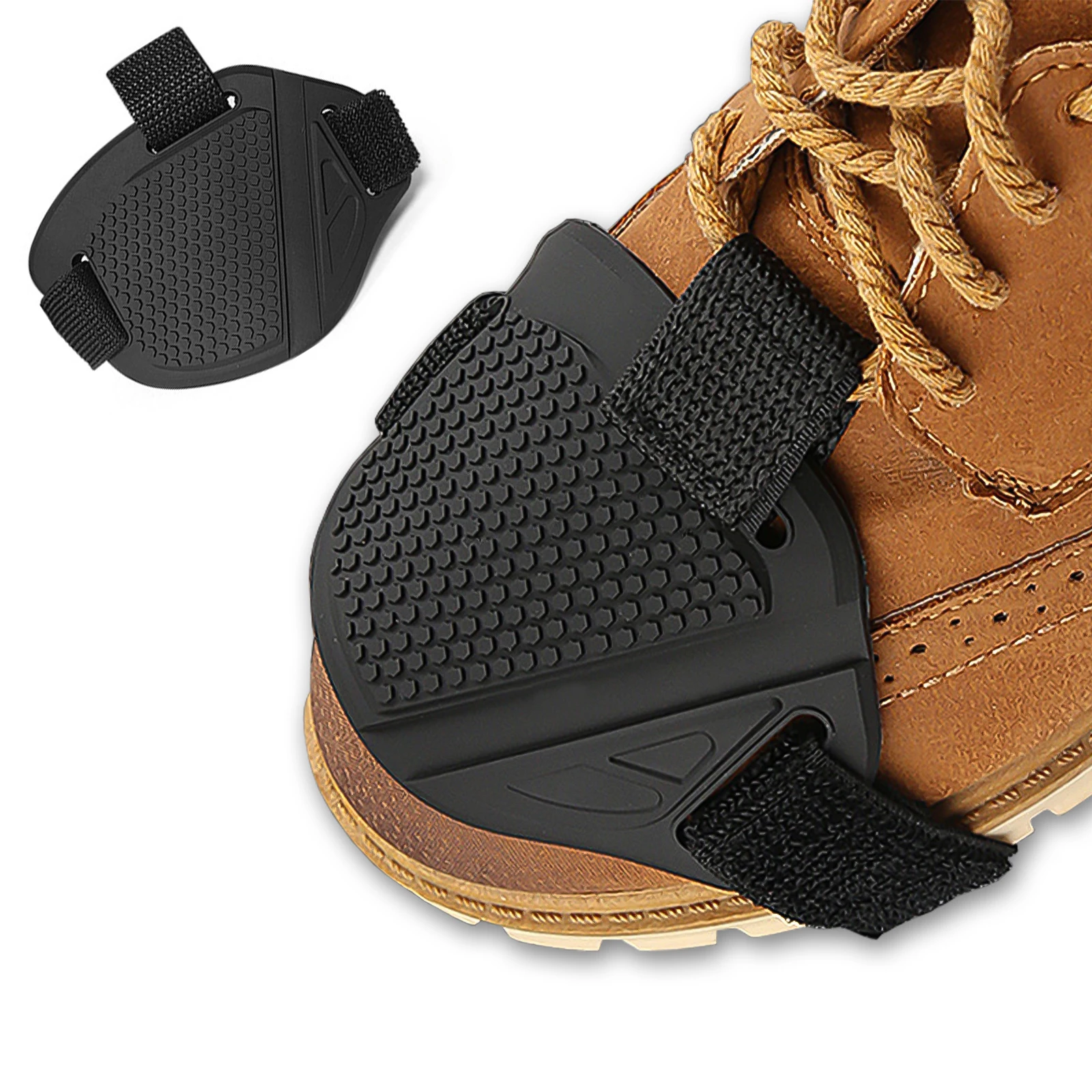 

Motorcycle Motorbike Shift Pad,Motorcycle Shoe Boot Protector Cover, Rubber Motorcycle Protective Gear Shift Pad Shoes Boots Cov
