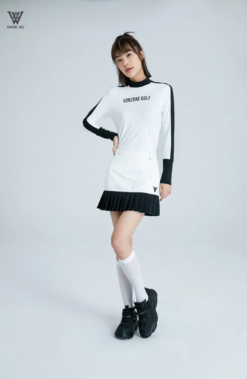 Autumn and winter new niche VONZONE golf long sleeve women outdoor color long sleeve golf simple casual fashion slim top