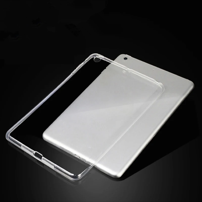 Для нового iPad 9 7 2017 2018 чехол ТПУ силиконовый прозрачный тонкий для Air 4 2020 2021 10 2 Mini 5
