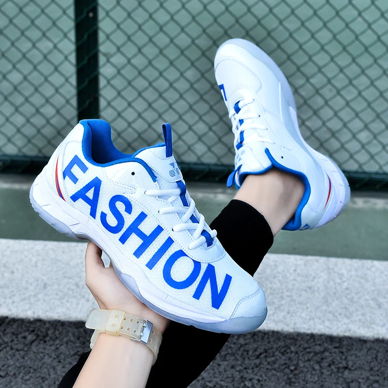 New Men's and Women's Professional Volleyball Shoes Men's Luxury Badminton Shoes Youth Training Non-slip Tennis Sneakers