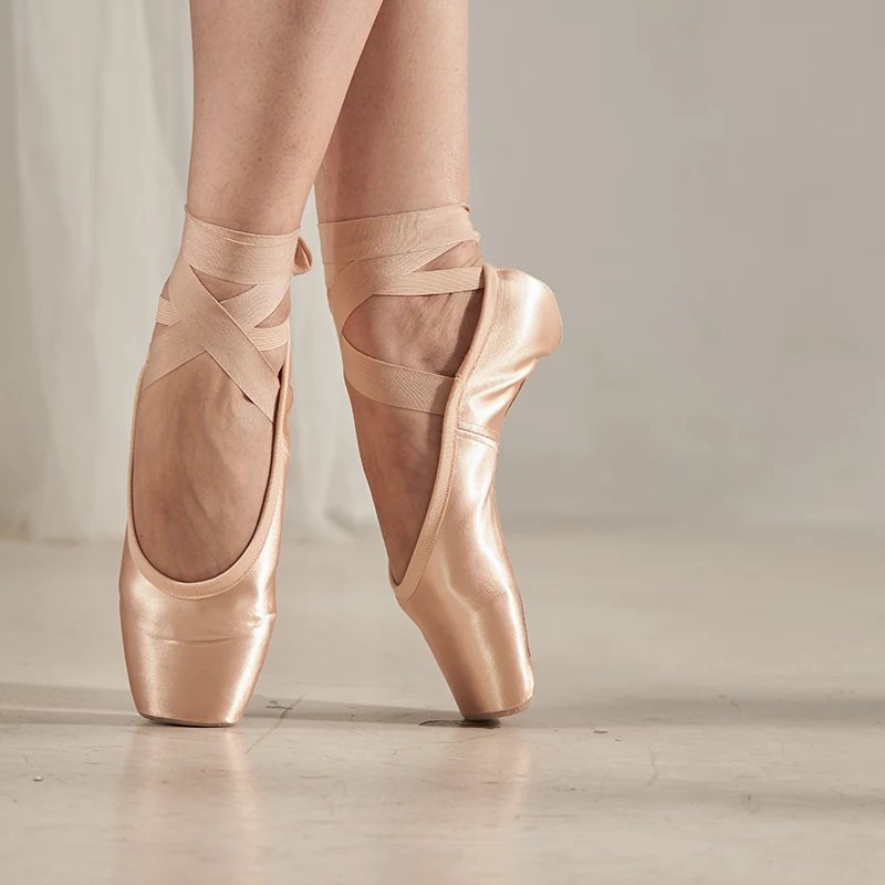 Кожаные балетки yalisidai тихий носок прочный хвостовик тренировочная танцевальная