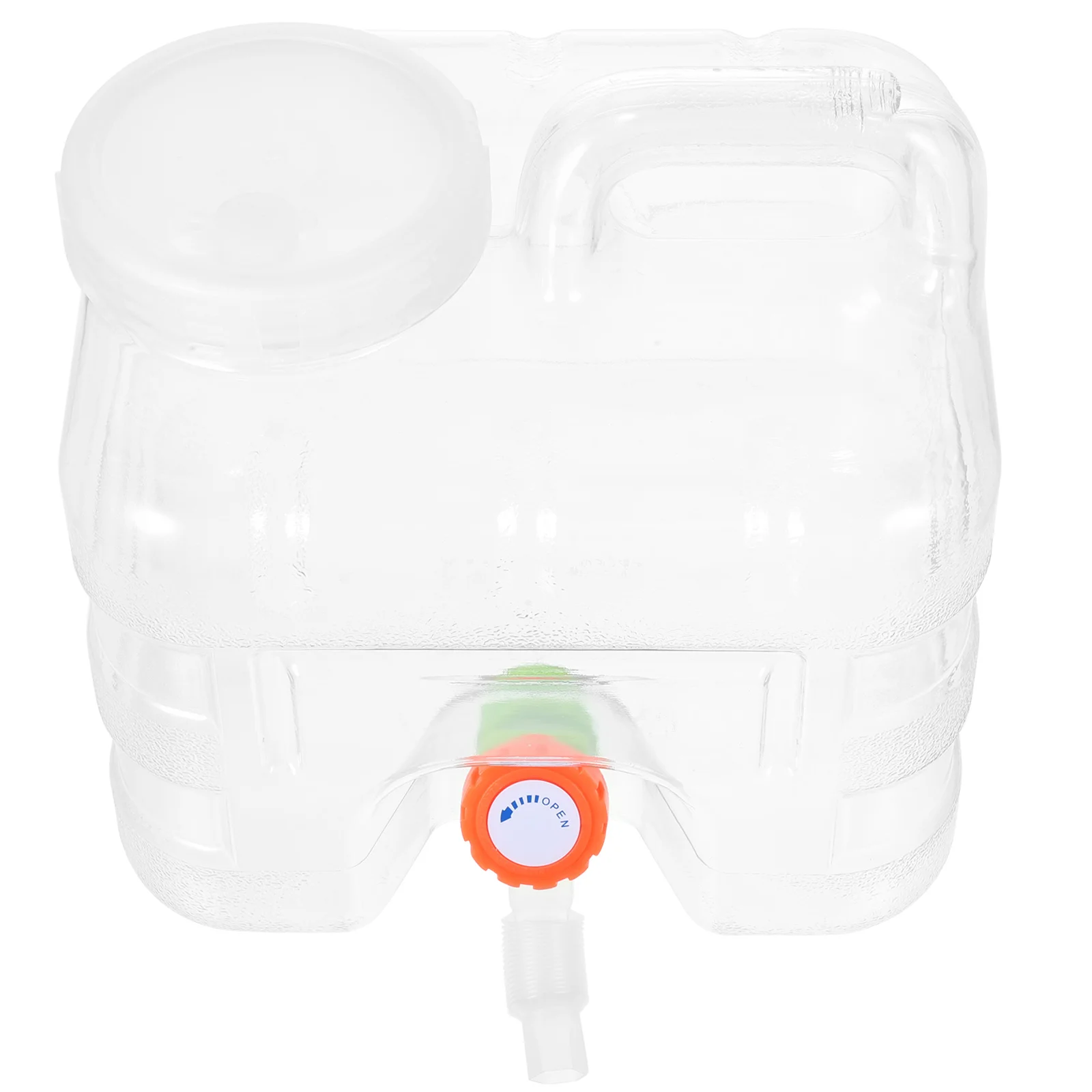 

Water Dispenser Tap Transparent Bucket Camping Container Portable Tool Large Capacity Jug PC Travel