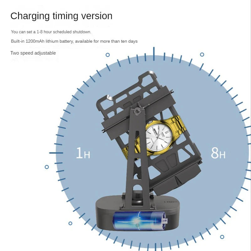 Watch Winder for Automatic Watches Mechanical Rotomat for The Watch Winders Display Number of Exercise Steps Sports Talent