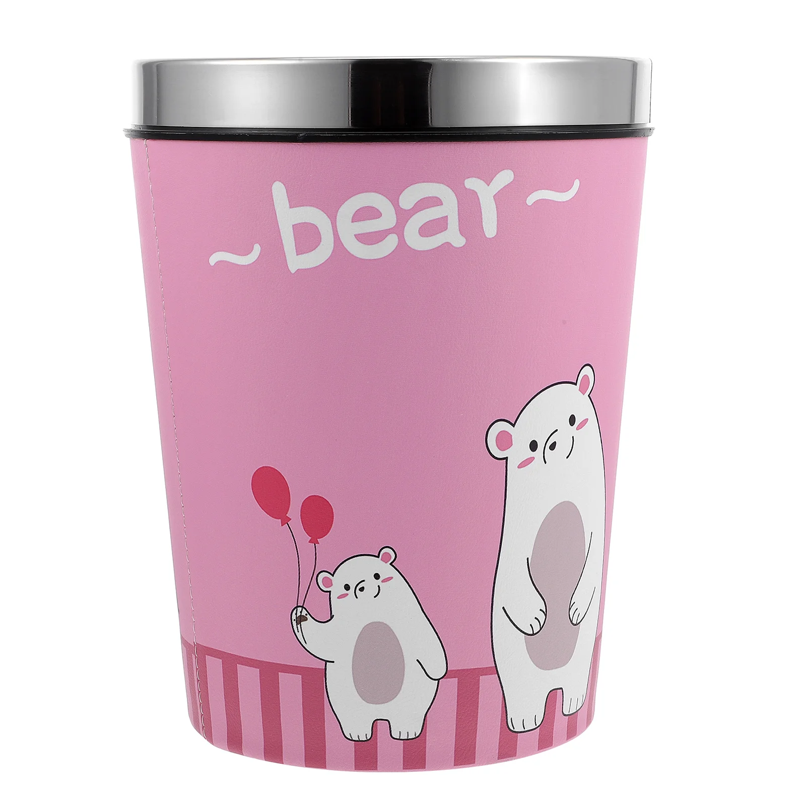 

Large Capacity Clamping Ring Trash Can Kids Use Garbage Can Wastepaper Basket