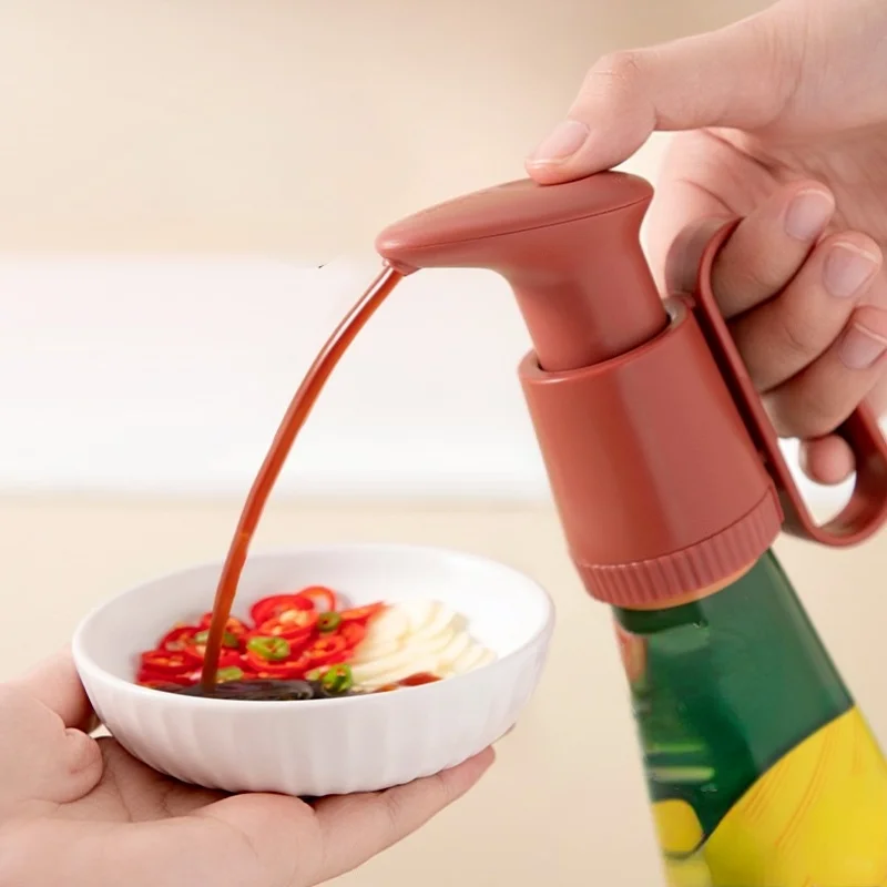 

Универсальный герметичный диспенсер, насос с ручкой из АБС-пластика для томатного соуса, устричного пресса, многоразовая головка для бутылки, кухонный прибор