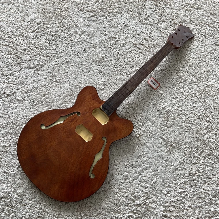 

Genuine DIY (Not New) Hofnr Custom ES-335 Style Electric Jazz Guitar without Hardwares in Stock Discount Free Shipping