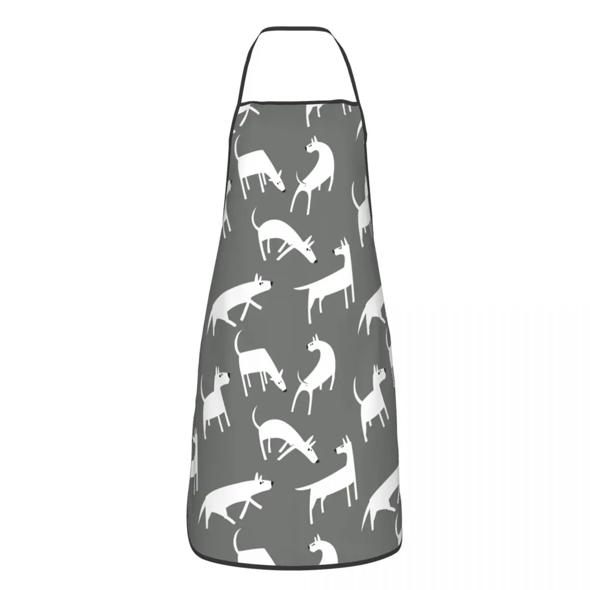 

Cute Pets Dogs Apron Unisex Sleeveless Cafe Bib Polyester Cuisine Cooking Baking Household Cleaning Pinafore