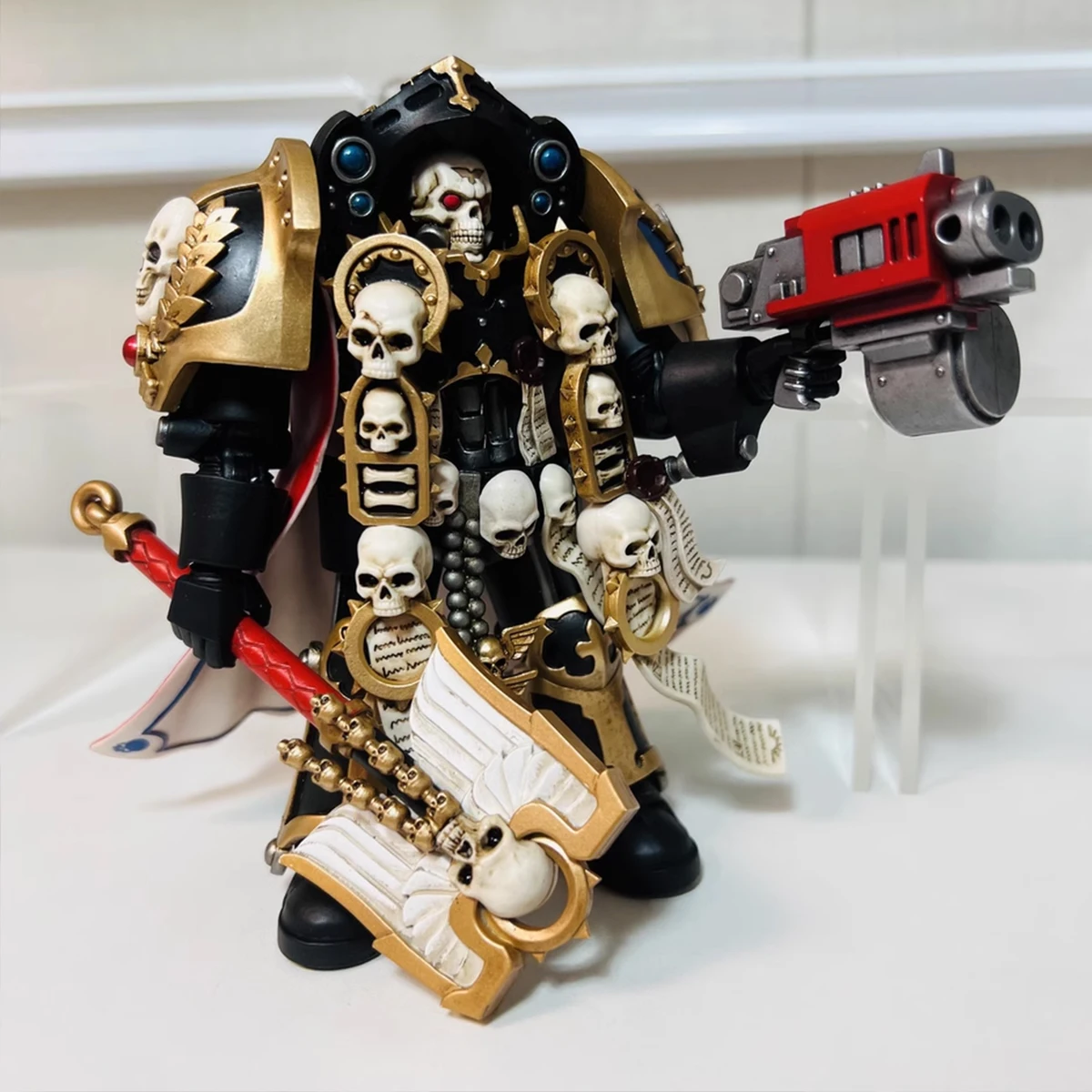 JOYTOY Warhammer 40K Фигурка 1/18 Ультрамарины Терминатор Чаплен Брат Виниус Аниме