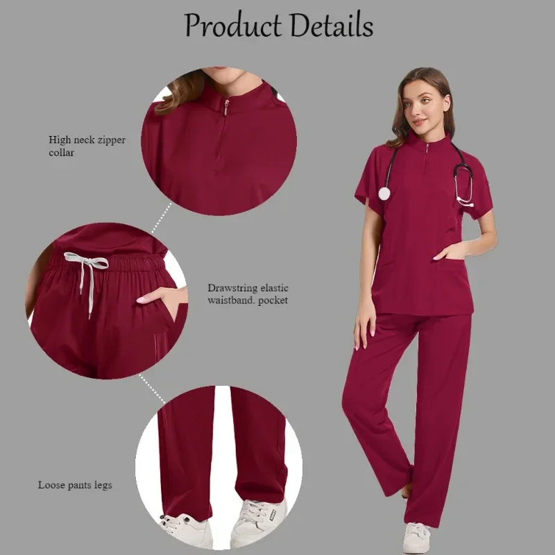 Фото Uniforme Clinique, Costume De Gommage À La Mode, Uniforme D' Rheinpital Niaahinn, Haut Médical, Pantalon, Uniforme D'infirmière №2