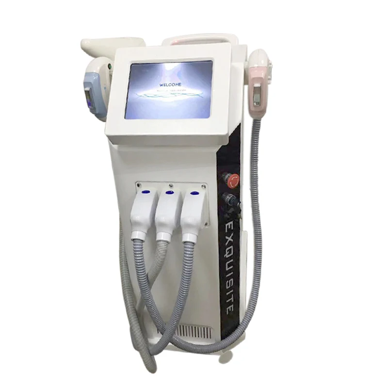 

4-in-1 opt IPL SHR machine + Nd YAG machine / laser + picosecond black carbon stripping SHR opt + IPL + RF + e-light