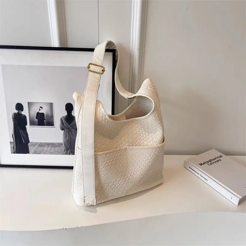 Высококачественная модная кожаная сумка тоут Женская сумочка вместительная