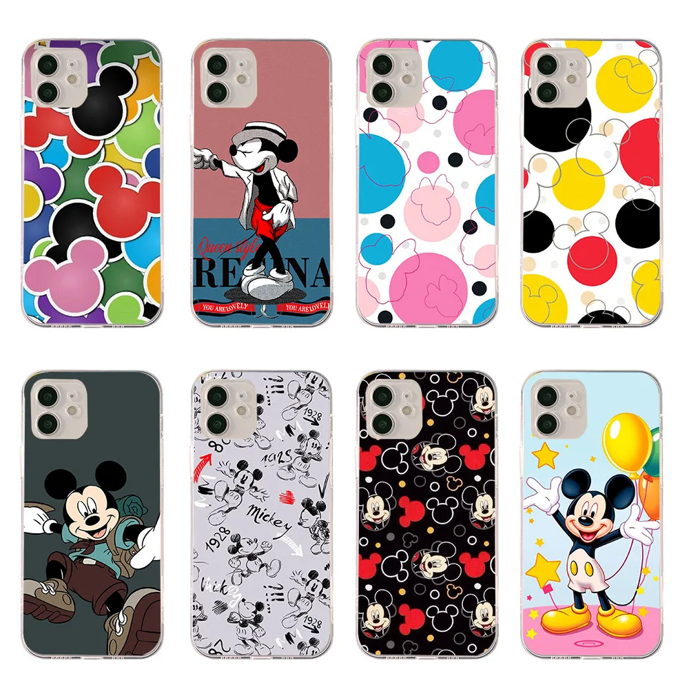 Прозрачная фотовспышка ZY21 с Микки для Tecno Camon 15 16 17 17P 18 Premier 18T P 18I 19 4 AIR 5 LTE 5P Pro