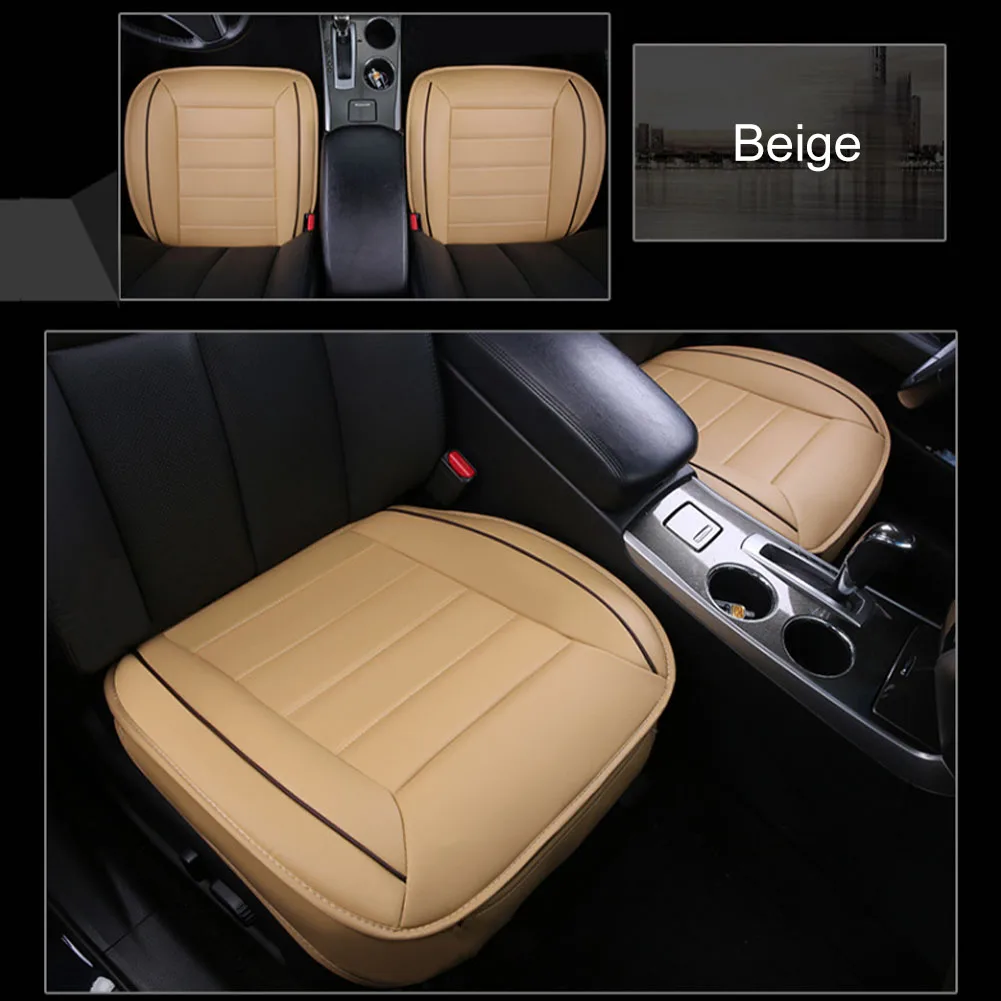 

Car 3D Leather Seat Cover Seat Cushion Coverage Color Matching Breathable Front Rear Car Seat Protector With Mounting Hook Parts