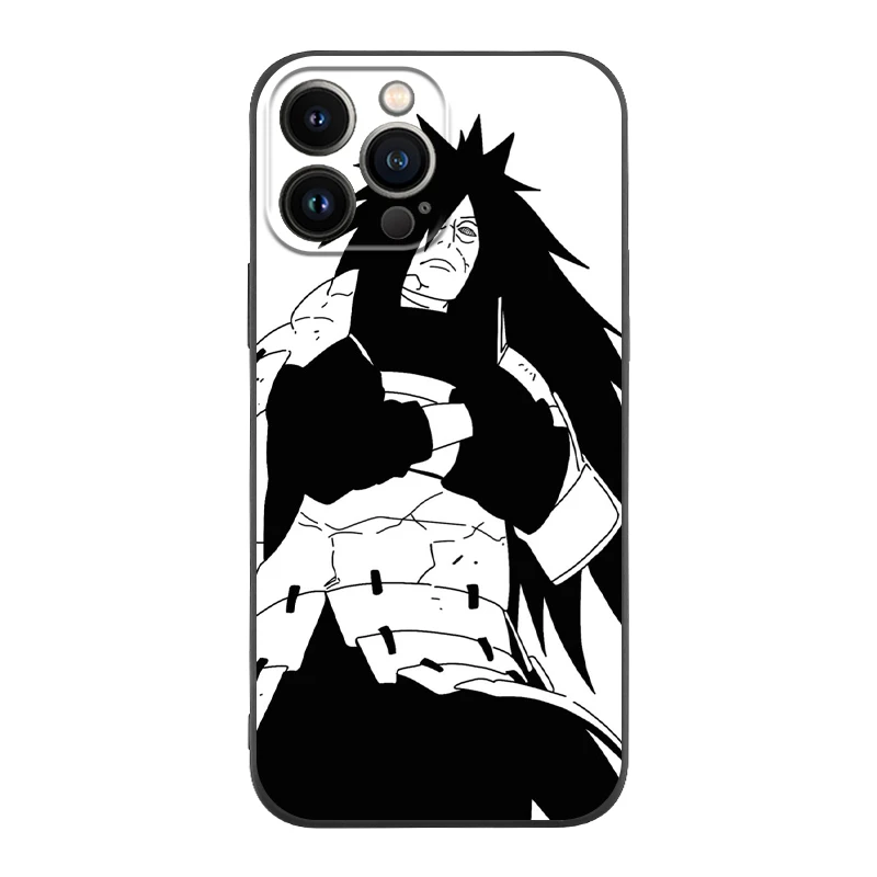 Anime Naruto Sasuke Itachi Pein Soft Phone Case for iPhone 14 13 12 11 Pro Max XR XS Max 7 8 Plus X Protective Phone Back Cover