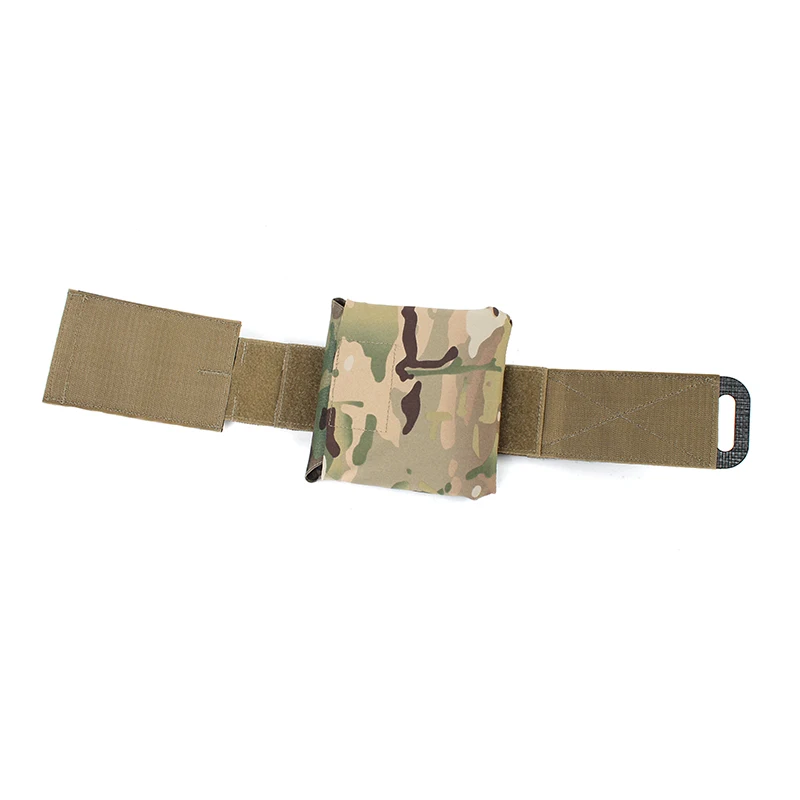 

Tactical Ferro Style Side Plate Pouch, 6x6 " Side Panel Pockets Paintball PT-OT57