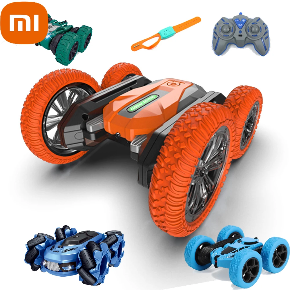 

Xiaomi Remote Control Car Double-side Roll 3D Flip RC Cars Drift-Buggy Battery Operated RC Stunt Machine Radio Controlled Toys